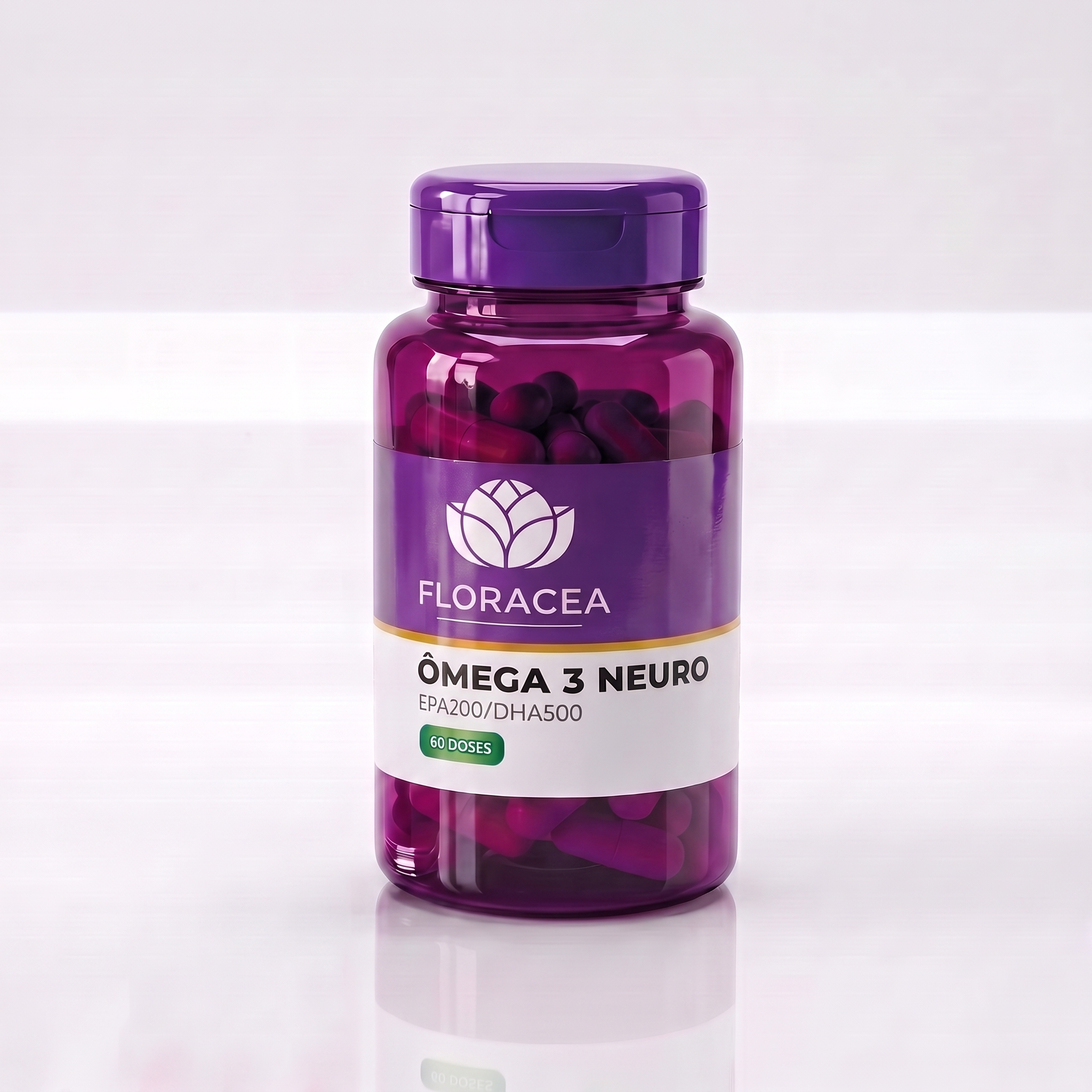 Ômega Neuro 1000mg - EPA 200 / DHA 500 - 60 Doses