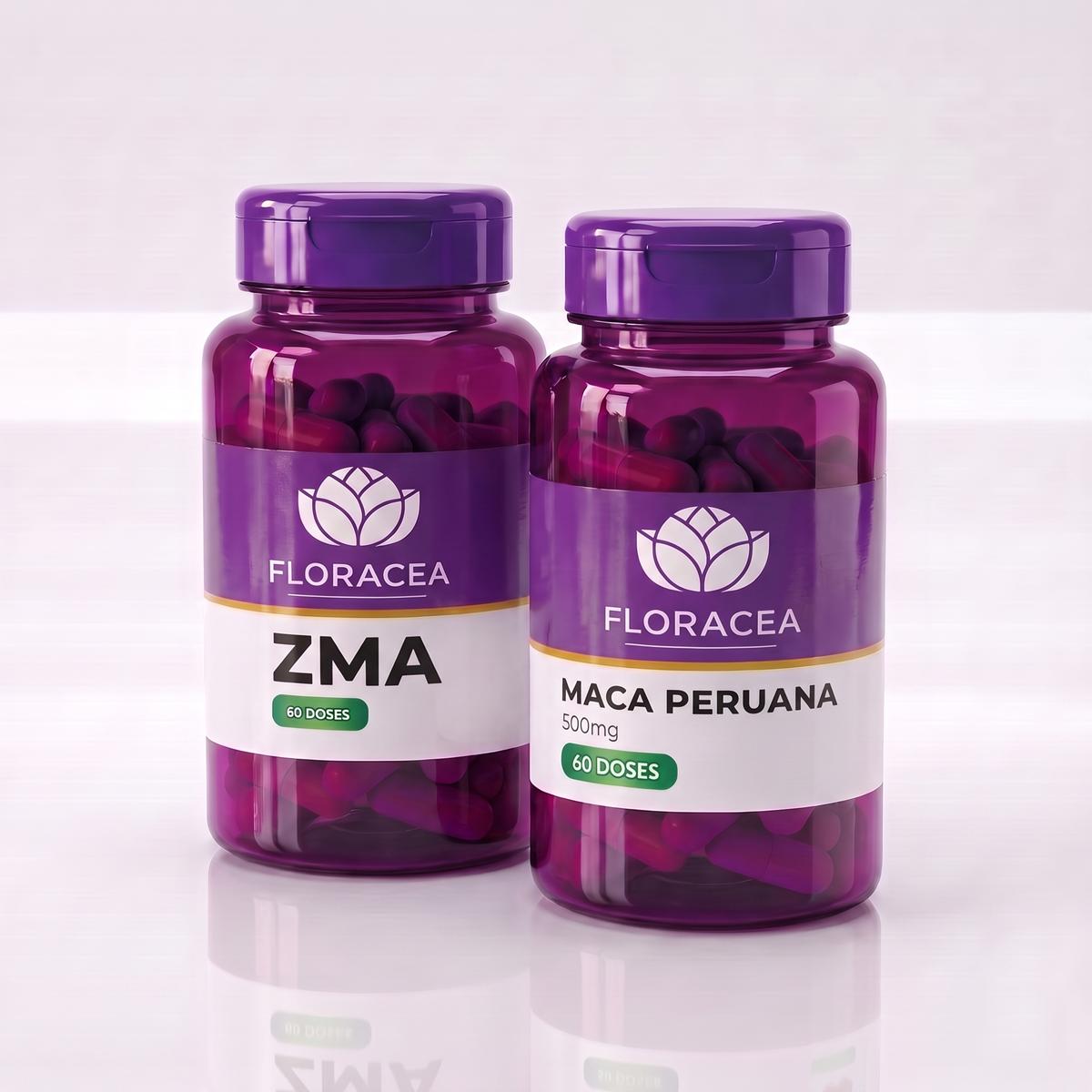 Combo Zma 60 Doses + Maca Peruana 500mg 60 Doses