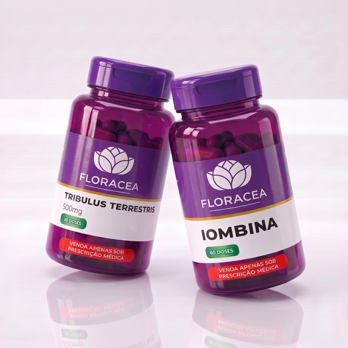 Combo Tribulus Terrestris 500mg 60 Doses + Ioimbina 5mg 60 Doses