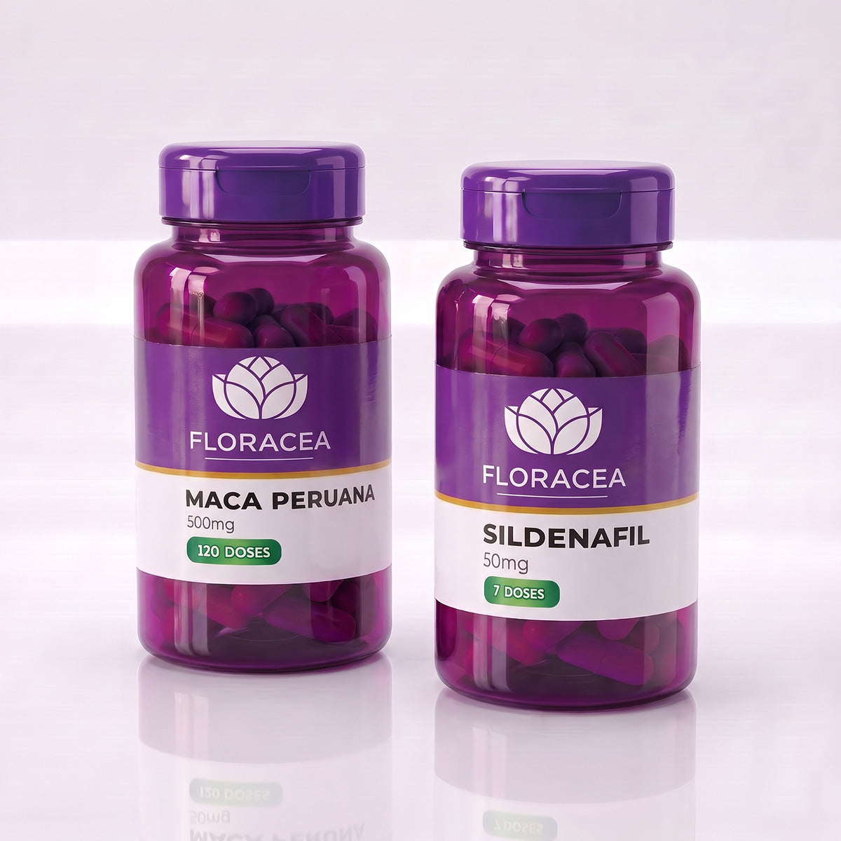 KIT UP MEN - Maca Peruana 500mg 120 Doses + Sildenafil 50mg 7 Doses
