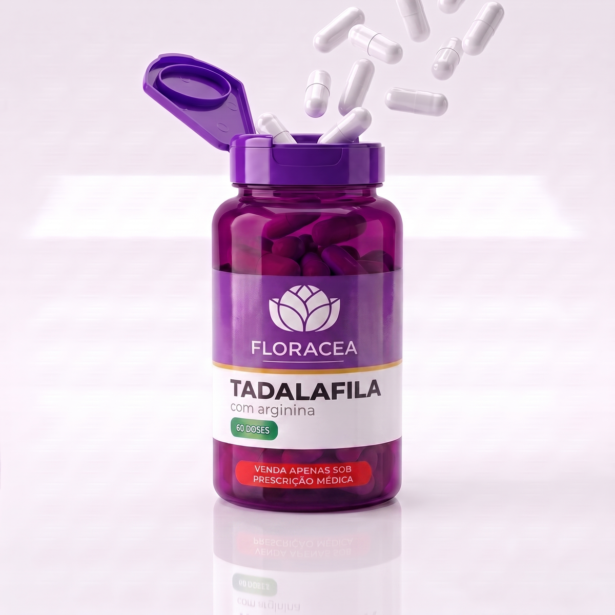 Tadalafila 5mg + Arginina 250mg 60 Doses