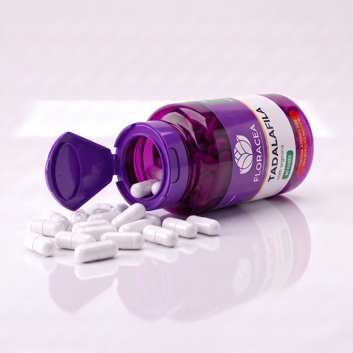 Tadalafila 5mg + Arginina 250mg 60 Doses