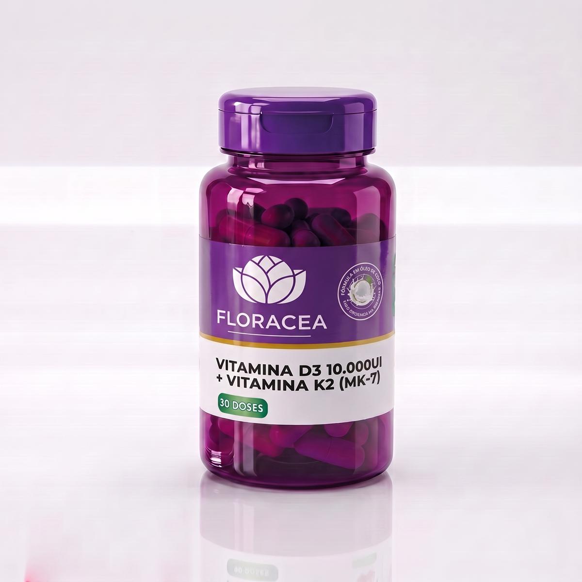 Vitamina D3 10.000UI + Vitamina K2 (Mk-7)