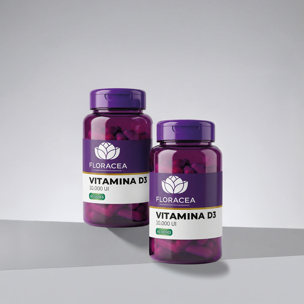 Combo 2 Vitaminas D3 10.000UI 60 Doses - imagem 2