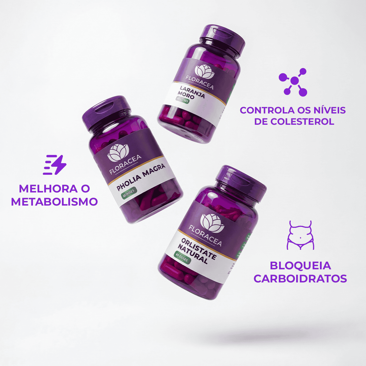 Combo Laranja Moro + Pholia Magra + Orlistate Natural - imagem 2