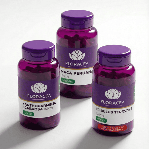 Combo Maca Peruana 500mg 60 Doses + Tribulus Terrestris 500mg 60 Doses + Xanthoparmelia Scabrosa 100mg 30 Doses - imagem 2