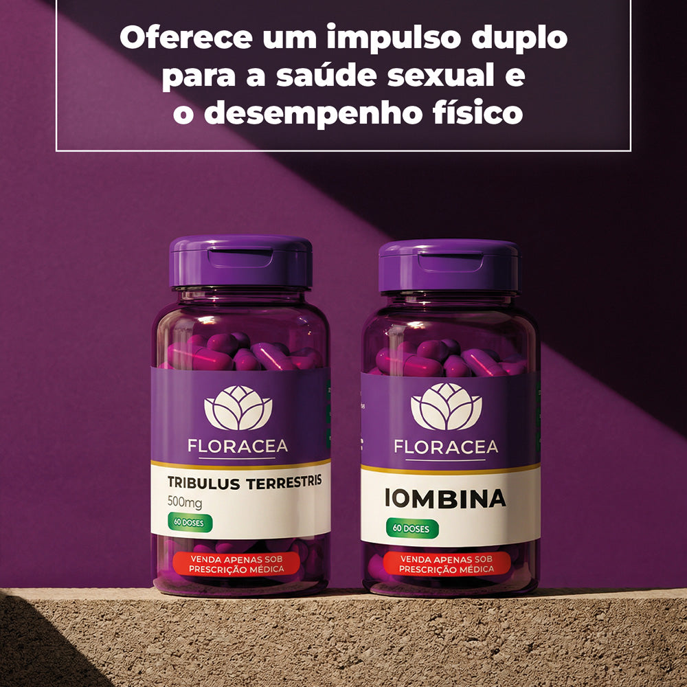 Combo Tribulus Terrestris 500mg 60 Doses + Ioimbina 5mg 60 Doses - imagem 2