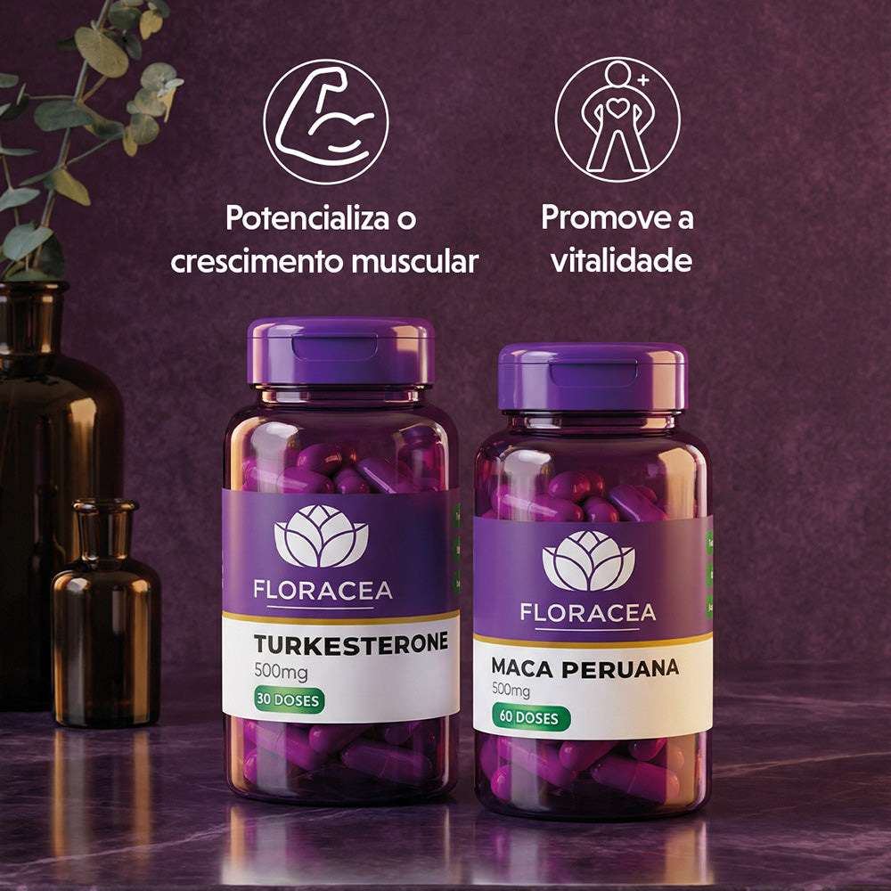 Combo Turkesterone 500mg 30 Doses + Maca Peruana 500mg 60 Doses - imagem 2