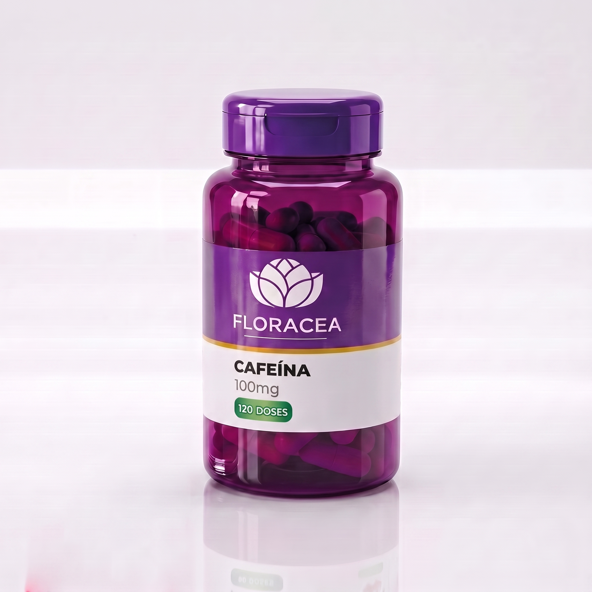 Cafeína 100mg 120 Doses