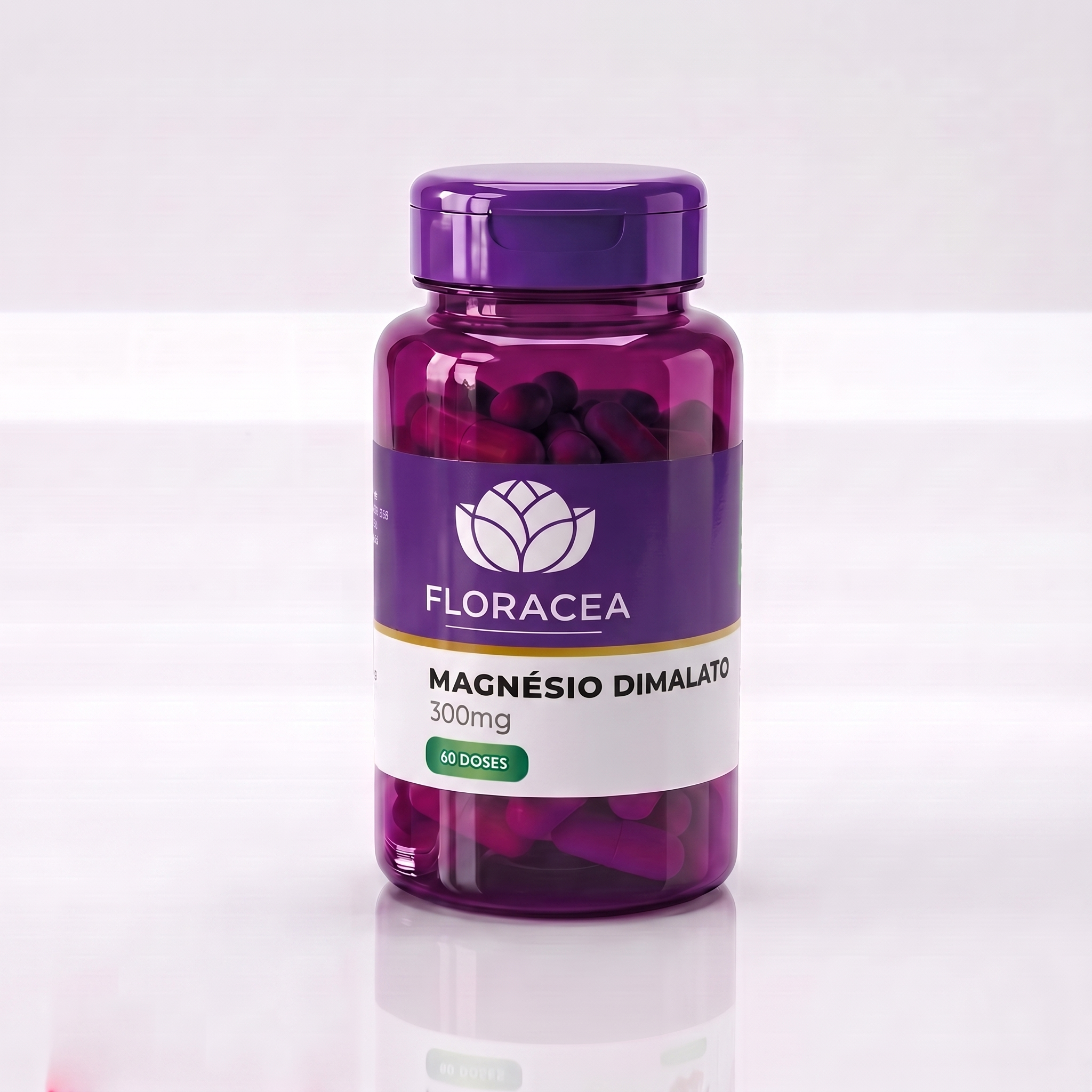 Magnésio Dimalato 300mg 60 Doses