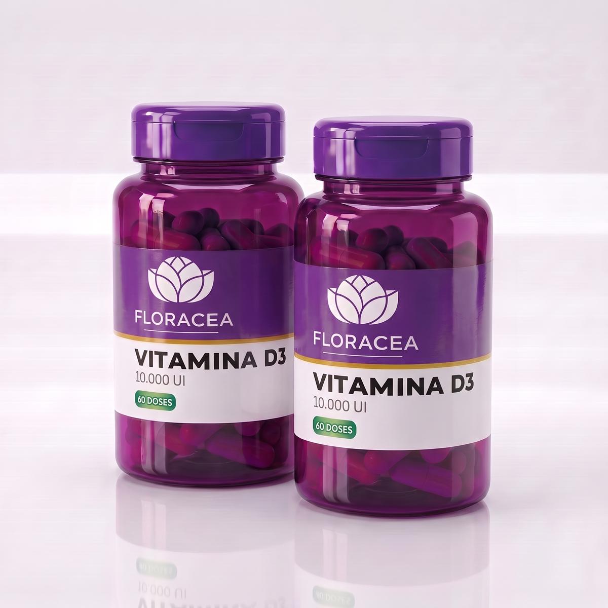 Combo 2 Vitaminas D3 10.000UI 60 Doses