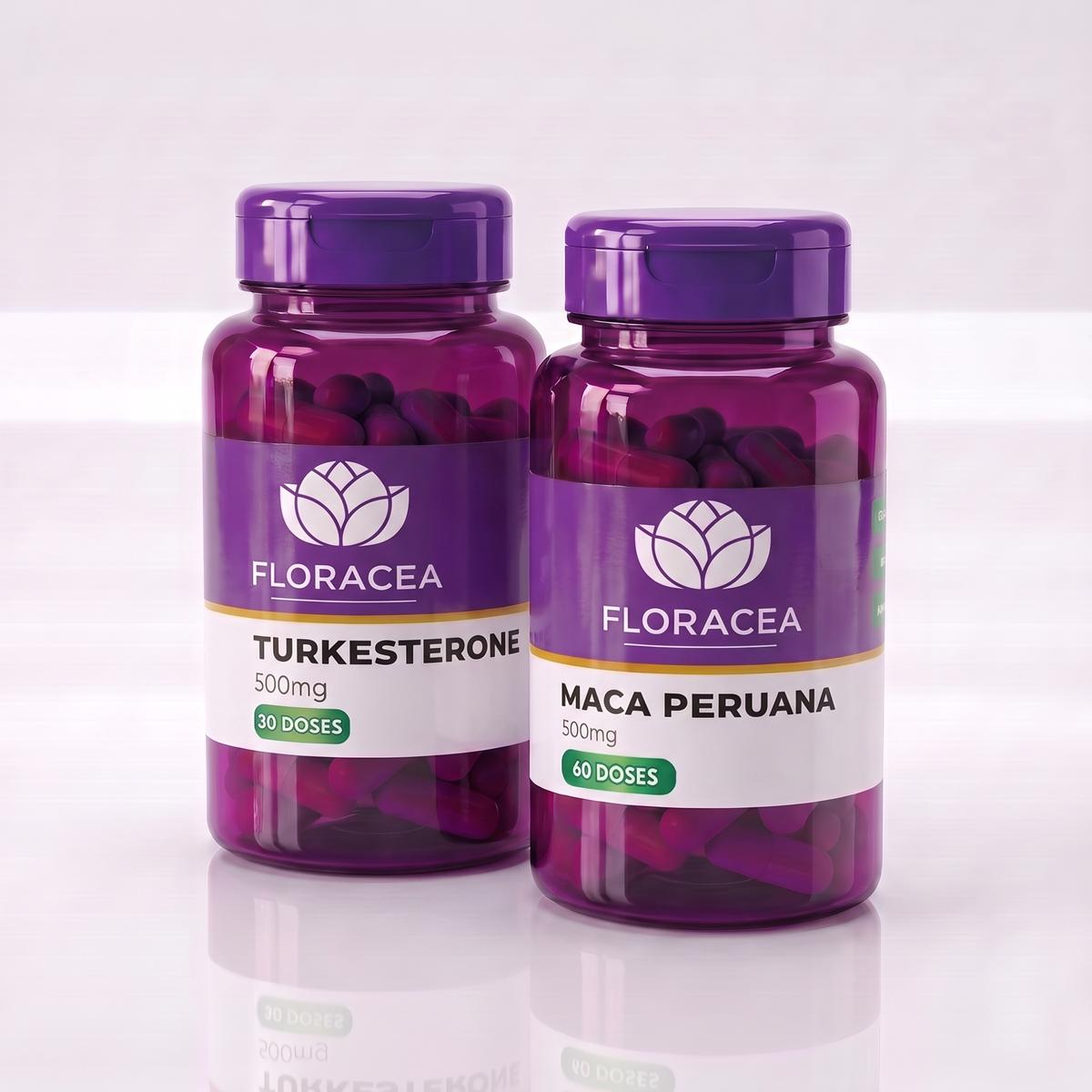 Combo Turkesterone 500mg 30 Doses + Maca Peruana 500mg 60 Doses