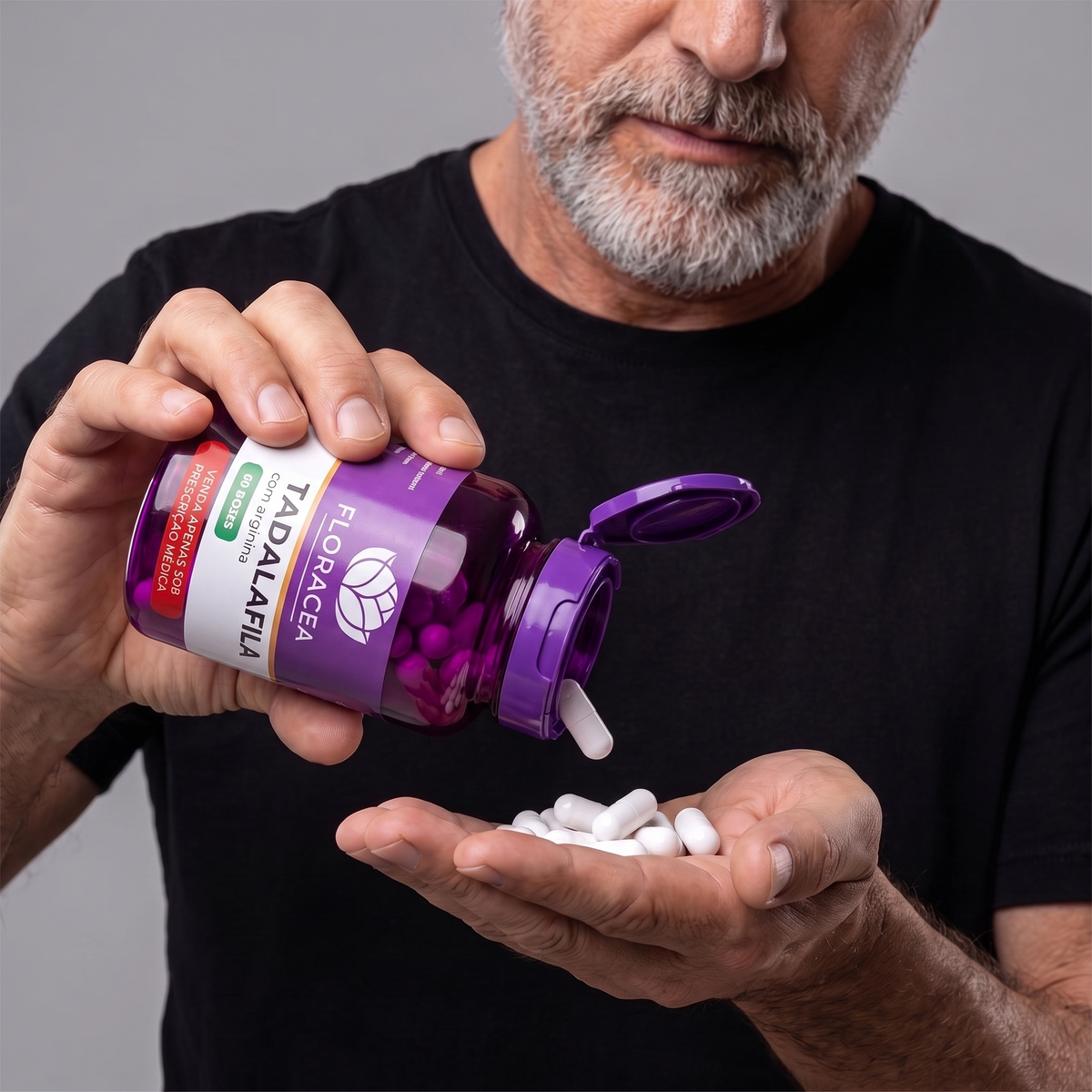 Tadalafila 5mg + Arginina 250mg 60 Doses