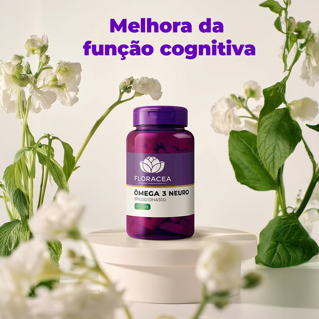 Ômega Neuro 1000mg - EPA 200 / DHA 500 - 60 Doses - imagem 2