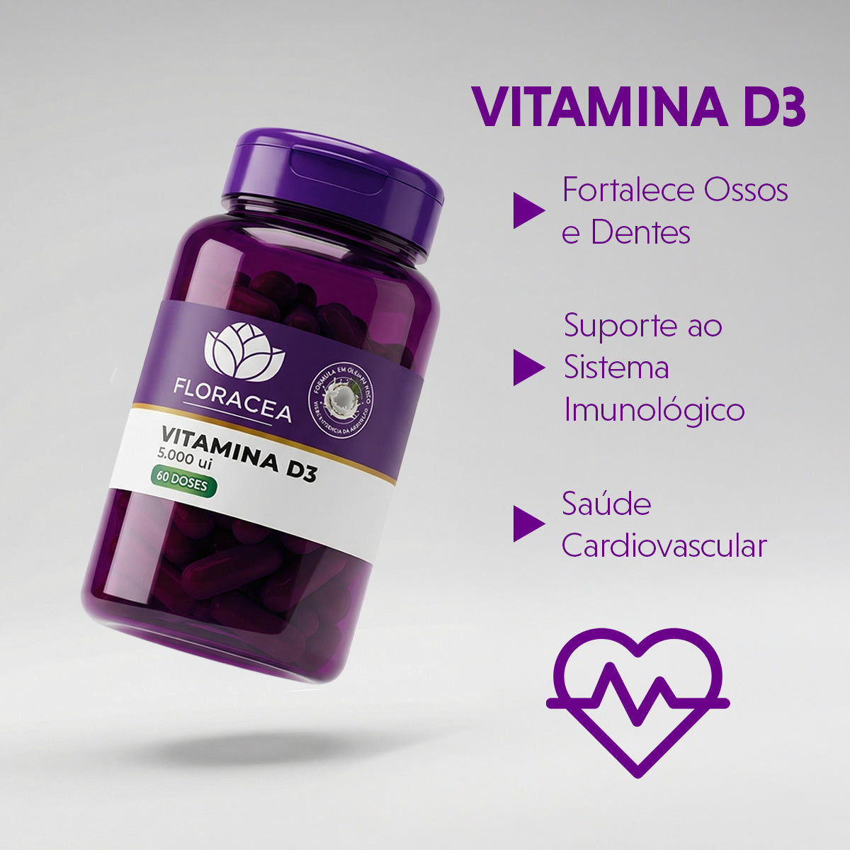 Vitamina D3 5.000Ui 60 Doses - imagem 2